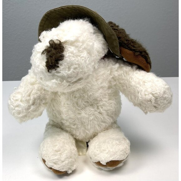 1997 Build-A-Bear Workshop 17" Shaggy Dog Floppy Ear Bow Hat Plush Retired READ - Picture 4 of 9